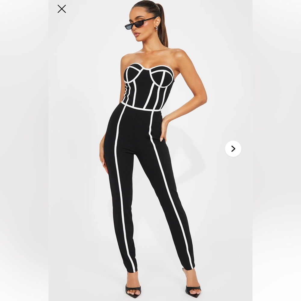 Fashion Nova Say IT Best Jumpsuit L